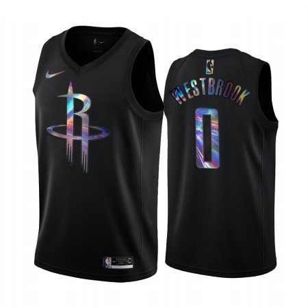 Dres Houston Rockets Russell Westbrook 0 Iridescent HWC Collection Swingman